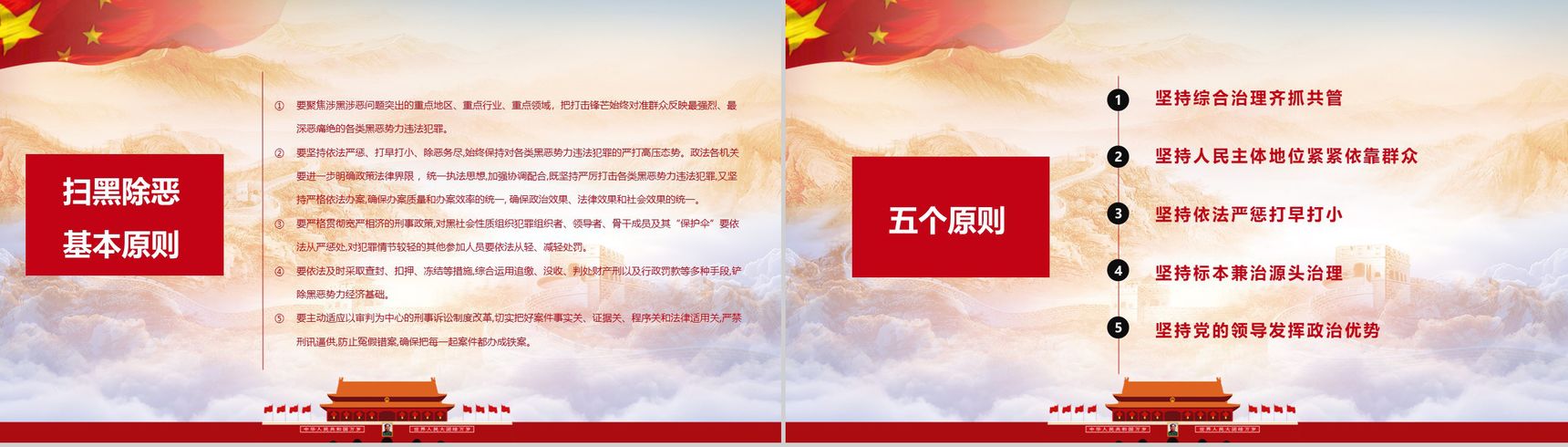 开展扫黑除恶专项斗争主题教育PPT模板-5