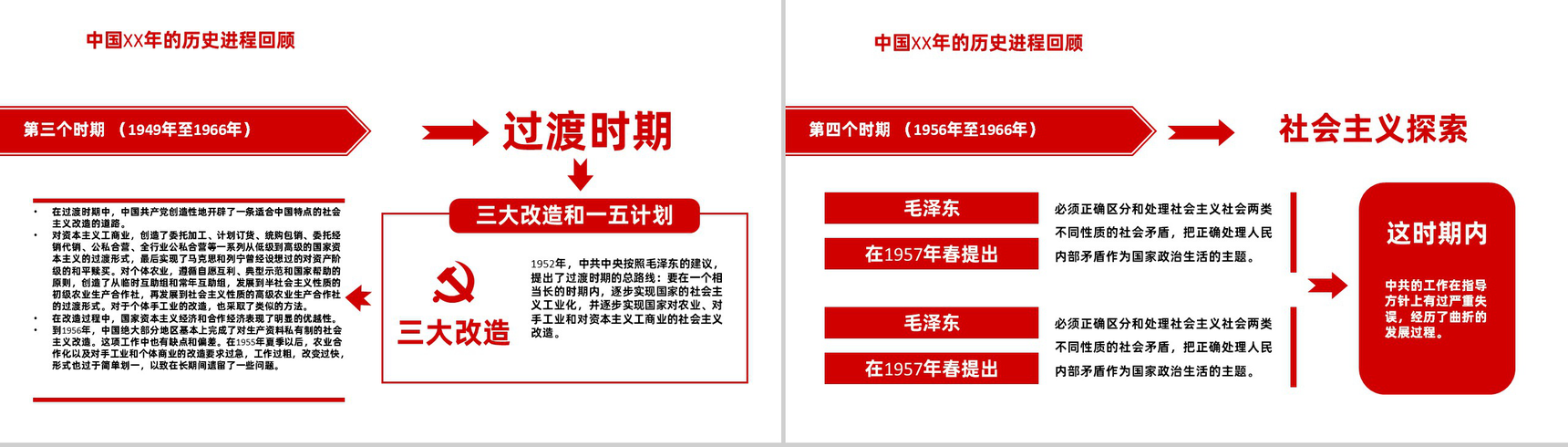 中国风系列欢度国庆庆祝建国XX周年PPT模板-7