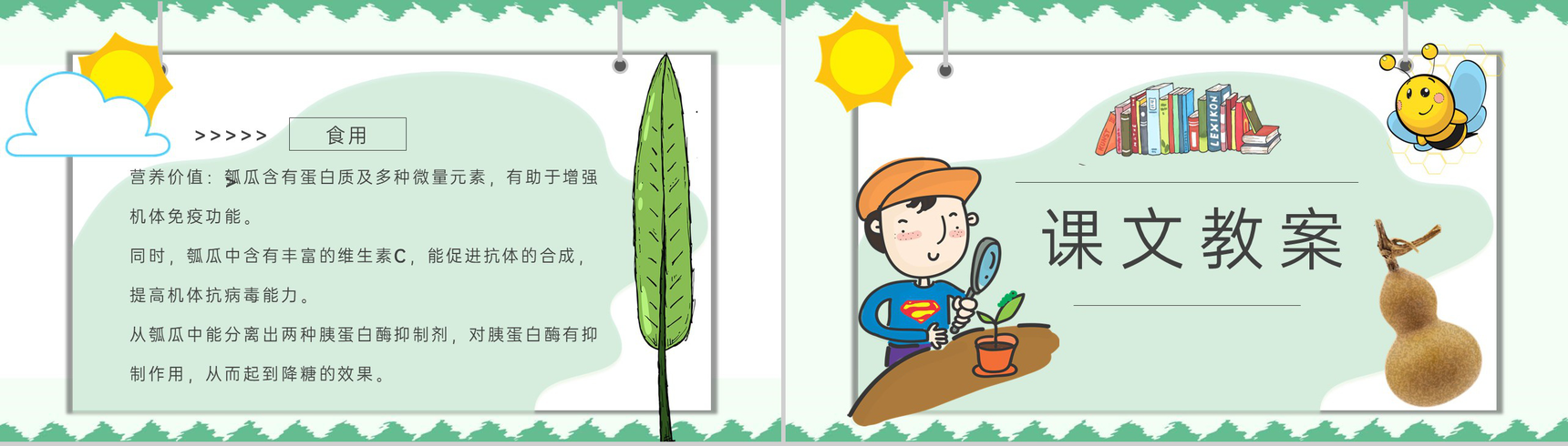 教育培训小学语文二年级上册课件《我要的是葫芦》知识点梳理PPT模板-5