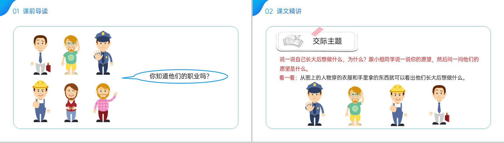 《口语交际 长大以后做什么》小学二年级语文下册精品PPT课件(第3.5课时)-2