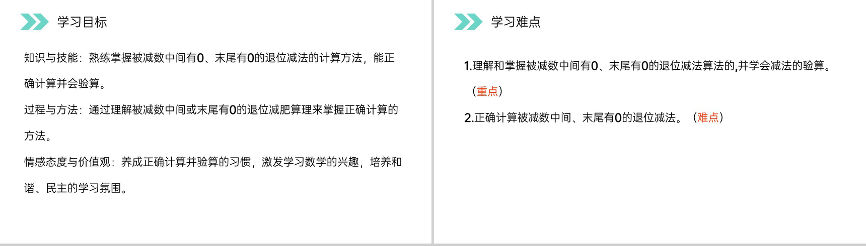 《被减数中间、末尾有0的减法》人教版小学数学三年级上册PPT课件(第4.5课时)-2