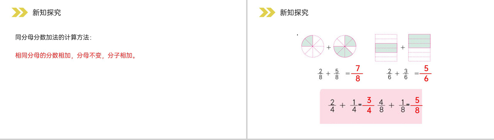 《分数的简单计算》人教版小学数学三年级上册PPT课件(第8.2.2课时)-4