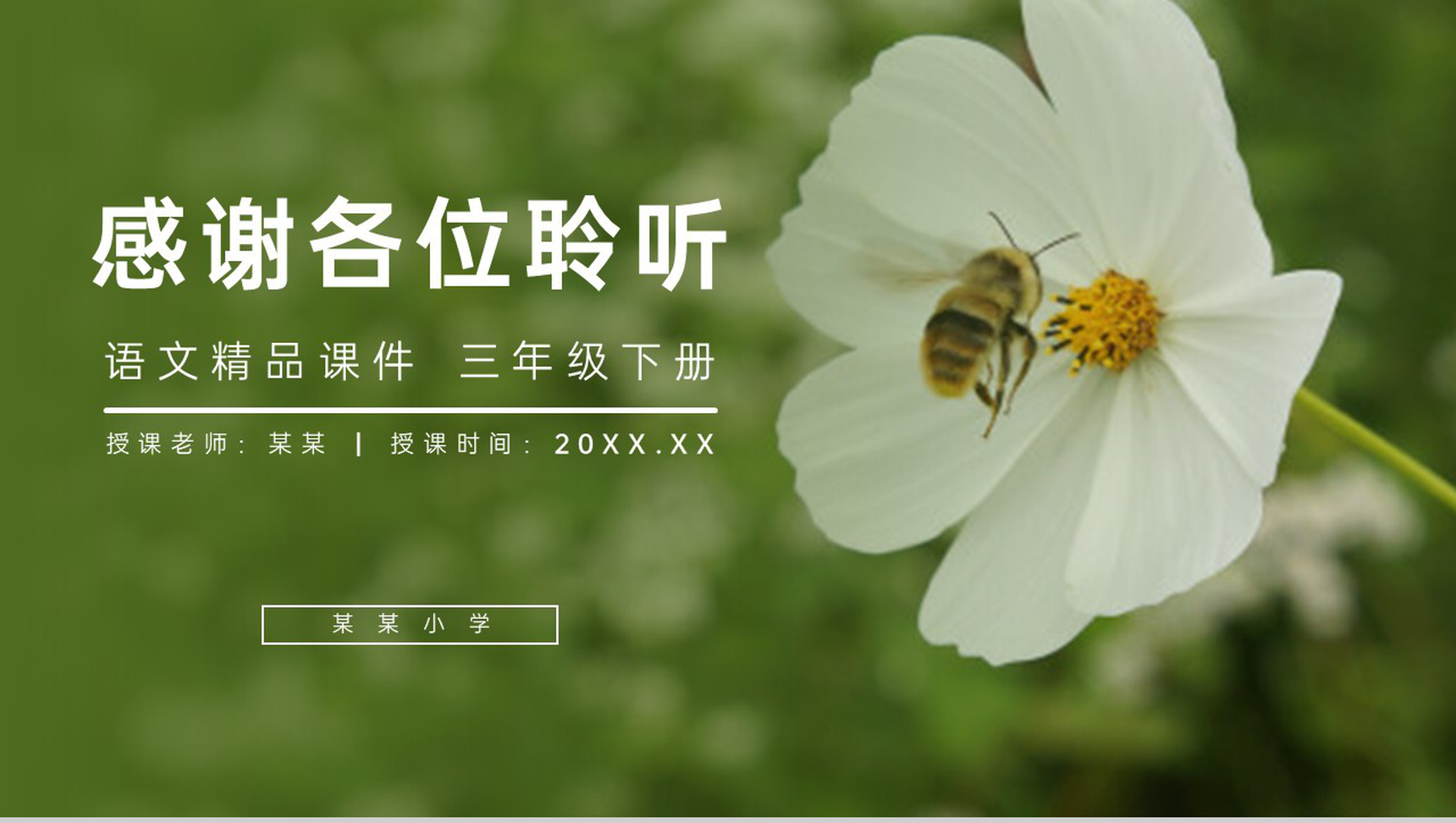 《蜜蜂》小学三年级语文下册第四单元精品PPT课件-19