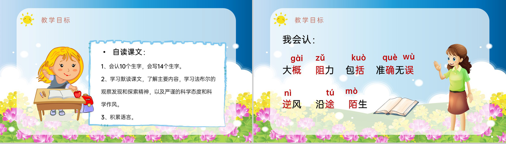 小学语文三年级上册课件教学教案《蜜蜂》教学方法人教部编版PPT模板-4