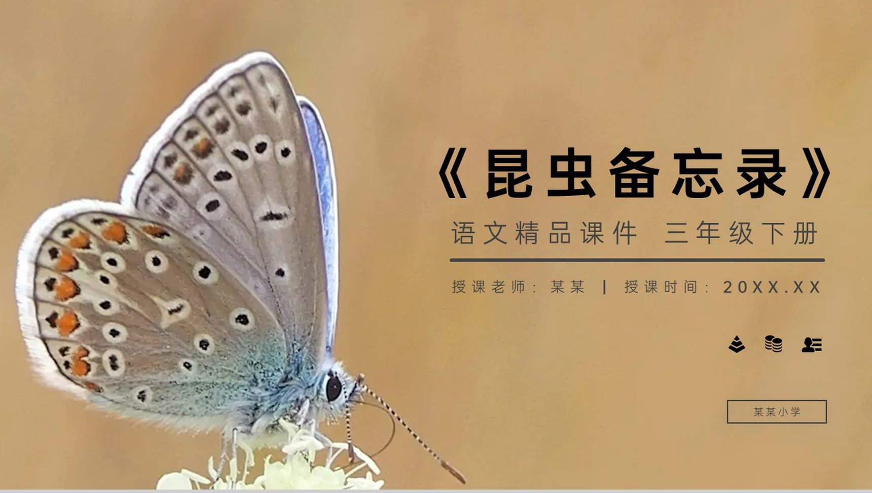 《昆虫备忘录》小学三年级语文下册第一单元精品PPT课件-1