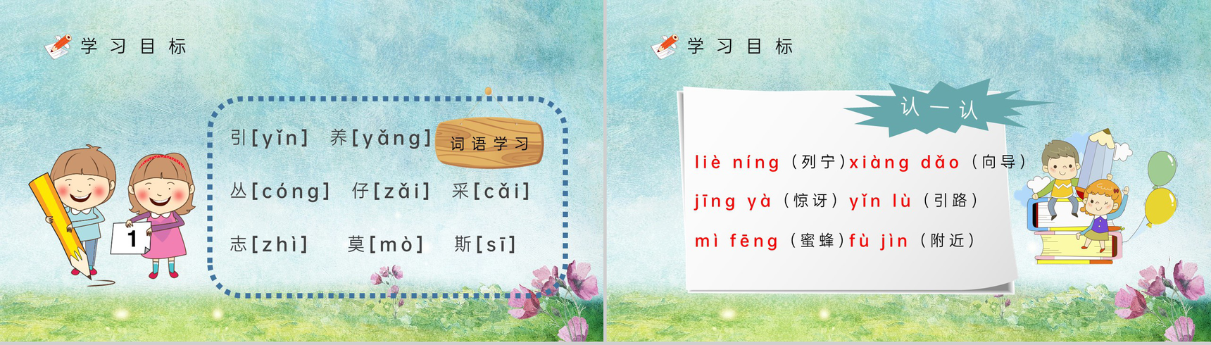 《蜜蜂引路》教学设计重点难点小学语文二年级下册课件PPT模板-3