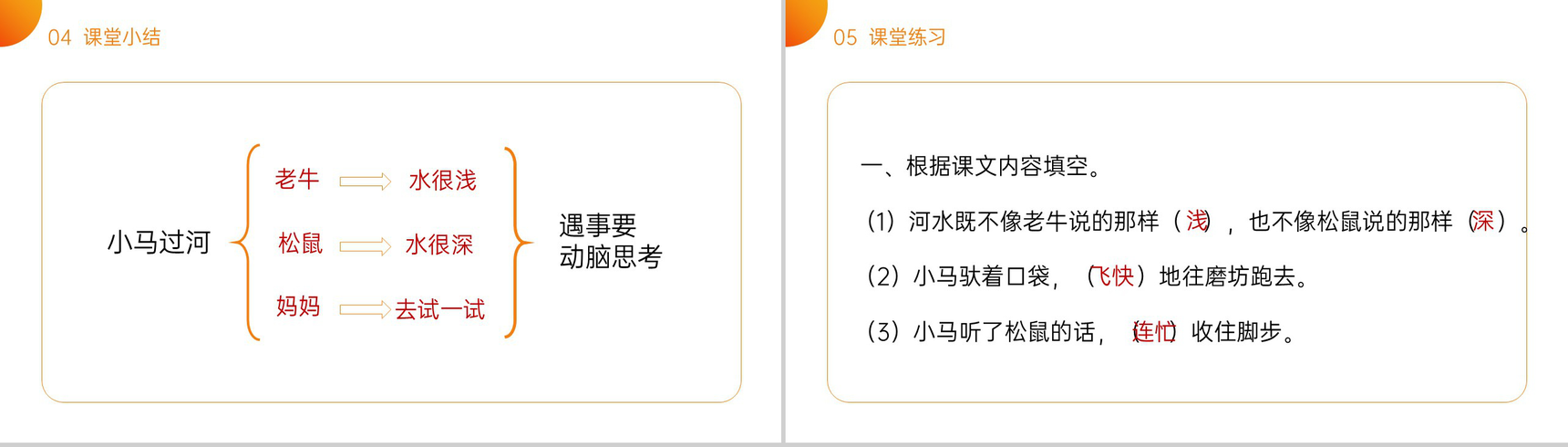 《 小马过河》小学二年级语文下册精品PPT课件(第5.3课时)-14