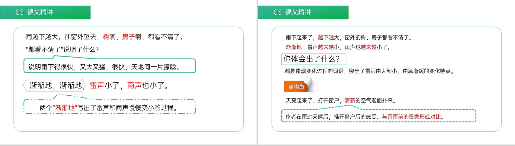 《雷雨》小学二年级语文下册精品PPT课件(第6.2课时)-11