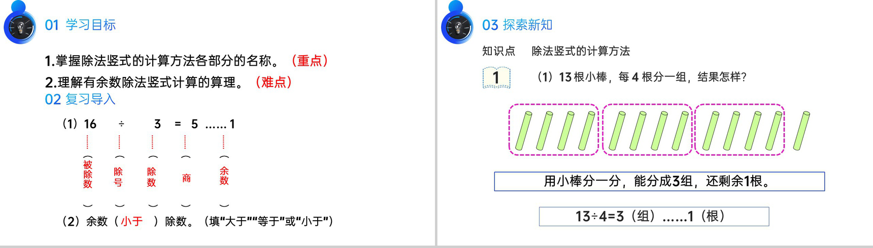 《有余数除法的竖式计算》人教版小学数学二年级下册PPT课件(第6.3课时)-2