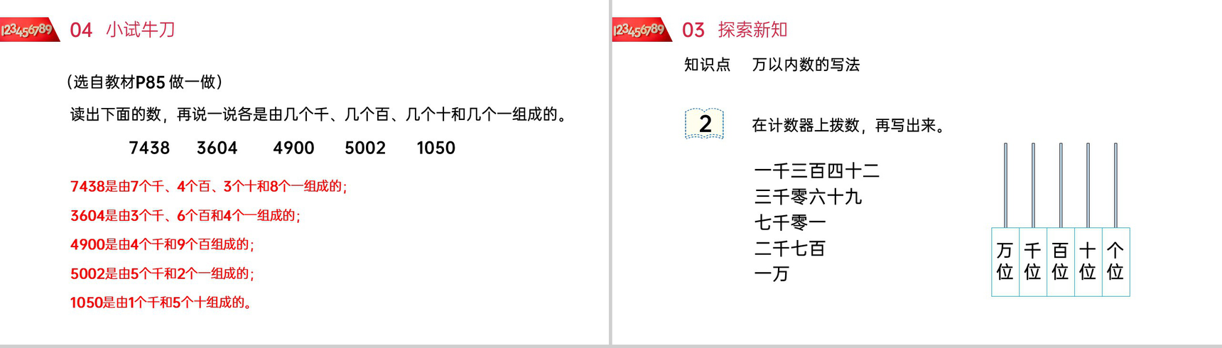 《10000以内数的读法和写法》人教版小学数学二年级下册PPT课件(第7.4课时)-5