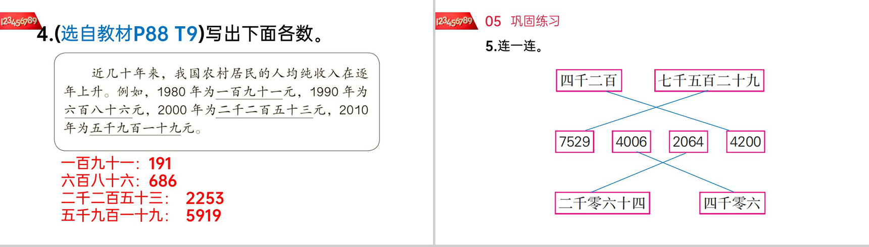 《10000以内数的读法和写法》人教版小学数学二年级下册PPT课件(第7.4课时)-9