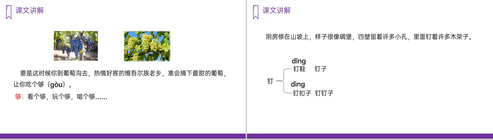 《葡萄沟》人教版二年级上册语文PPT课件-9