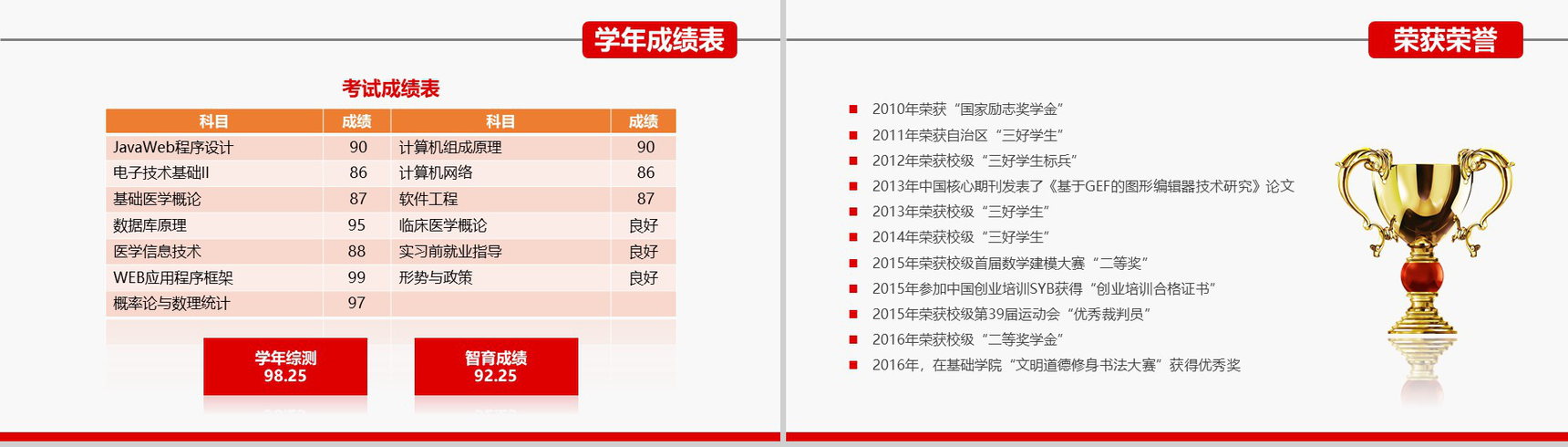 北京大学国家奖学金申请答辩PPT模板-5