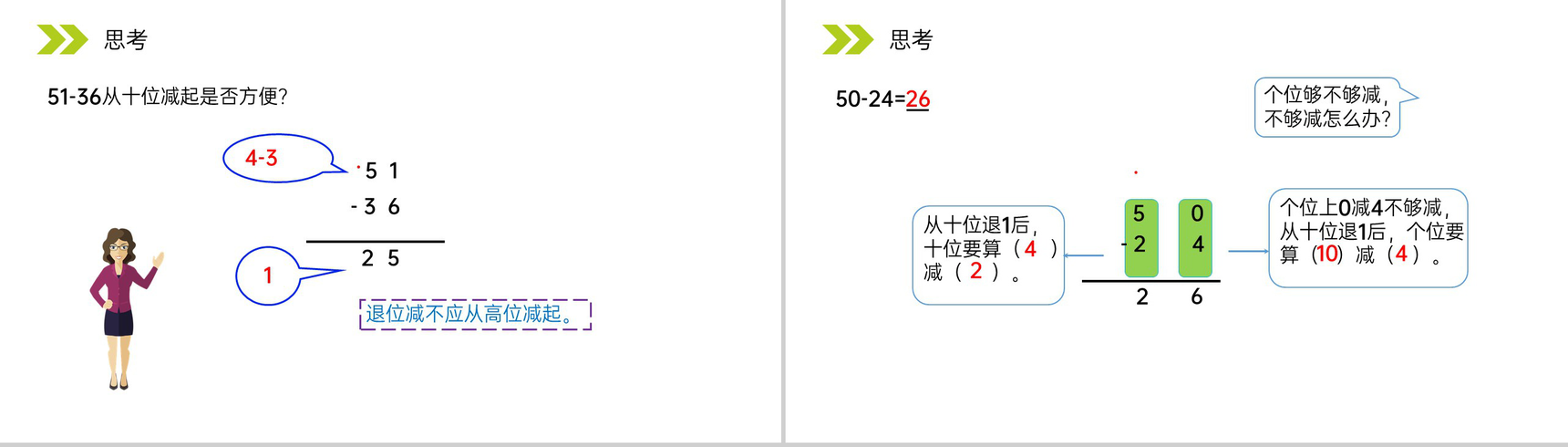 《两位数减两位数(退位)笔算》人教版小学数学二年级上册PPT课件(第2.2.2课时)-6
