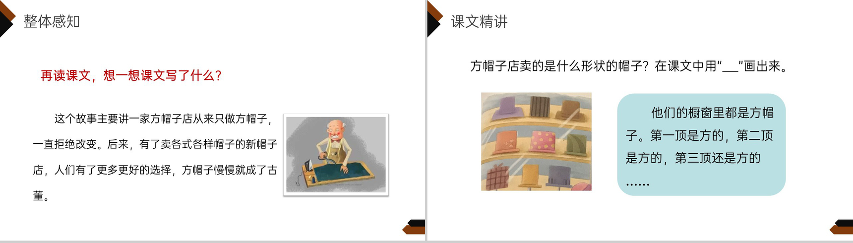 《方帽子店》小学三年级语文下册第八单元精品PPT课件-7