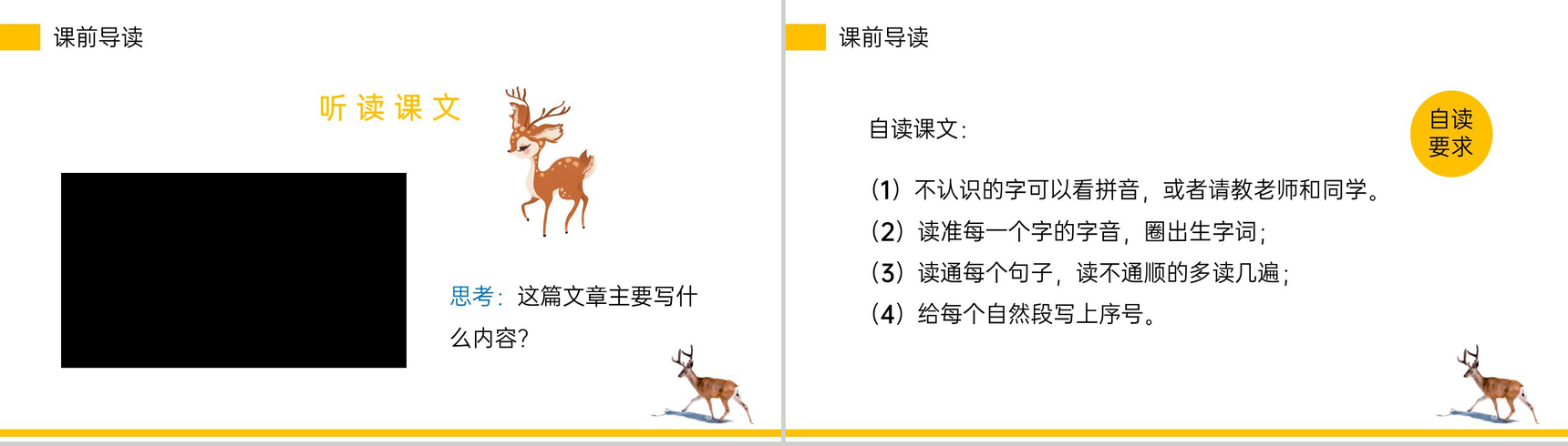 《鹿角和鹿腿》小学三年级语文下册精品PPT课件-4