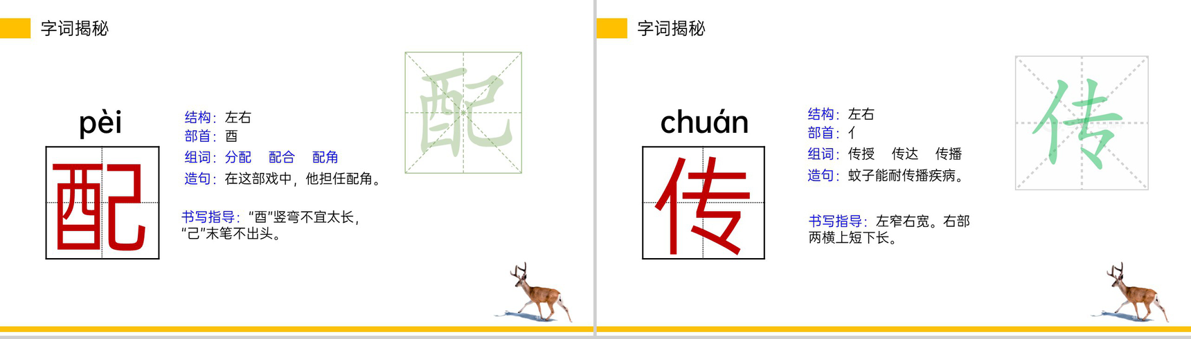 《鹿角和鹿腿》小学三年级语文下册精品PPT课件-13
