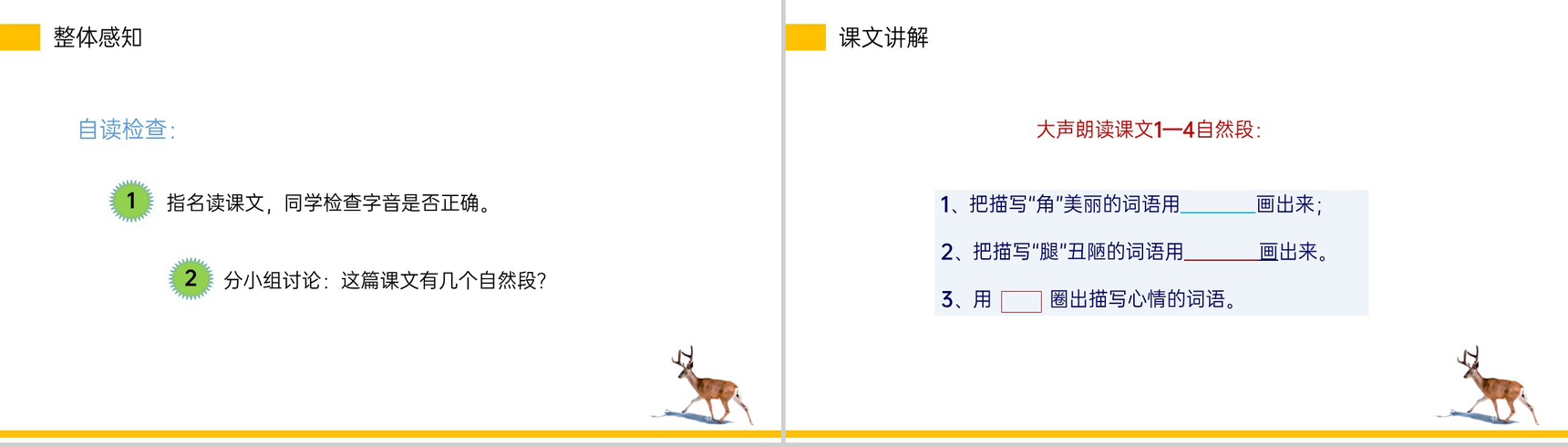 《鹿角和鹿腿》小学三年级语文下册精品PPT课件-16