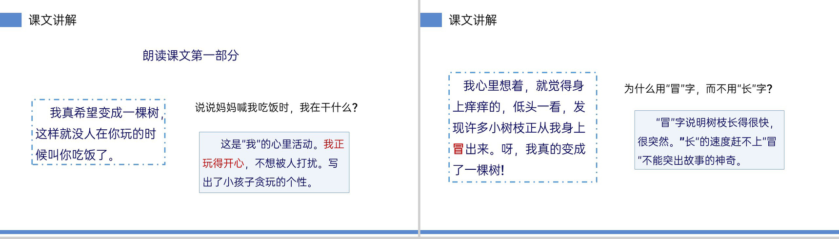 《我变成了一棵树》小学三年级语文下册第五单元精品PPT课件-14