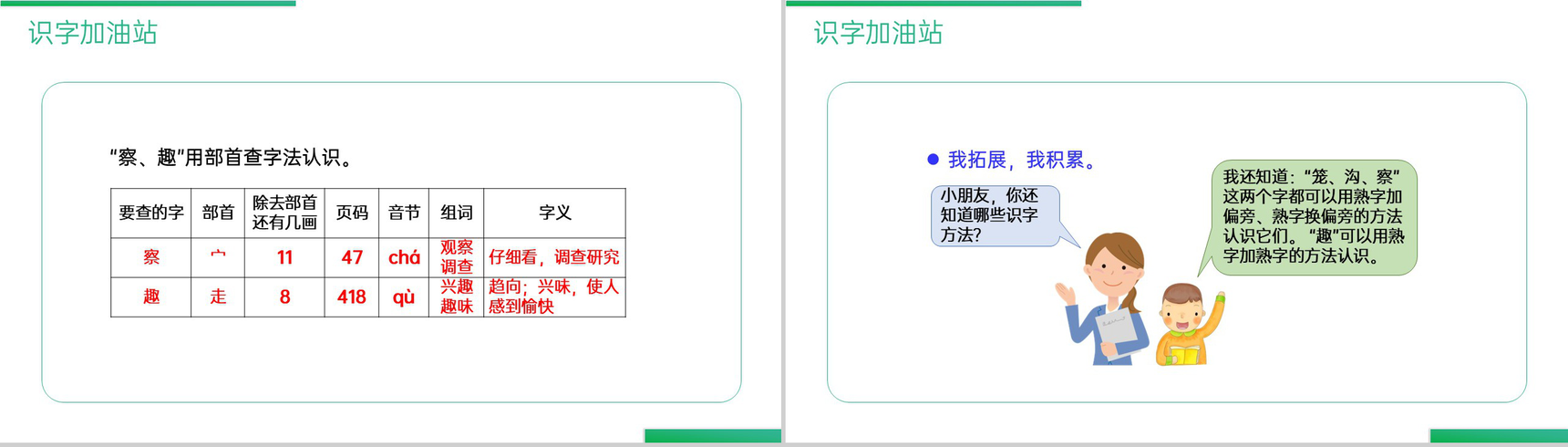 《语文园地(四)》人教版三年级上册语文精品PPT课件-10