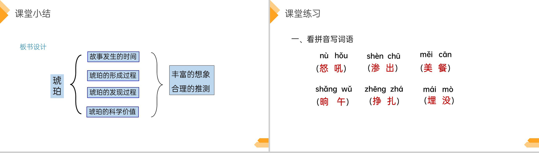 《琥珀》人教版四年级语文下册精品PPT课件-12
