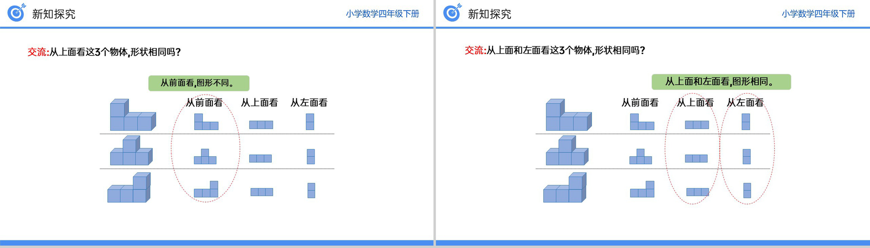 《从同一位置观察不同物体的形状》小学数学四年级下册PPT课件(第2.2课时)-6