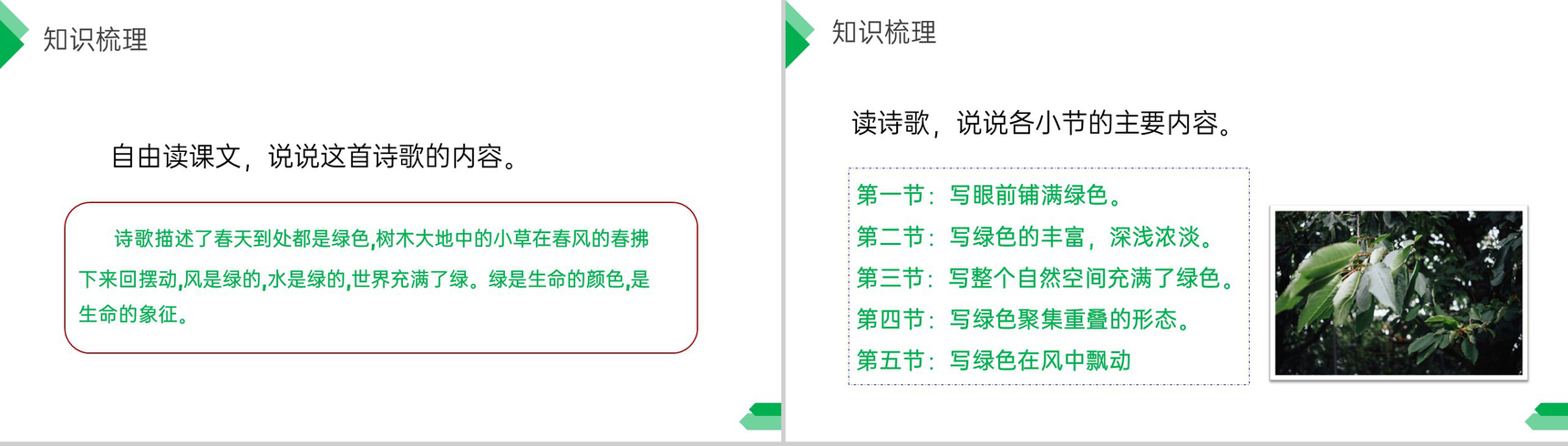 《绿》人教版四年级语文下册精品PPT课件-7