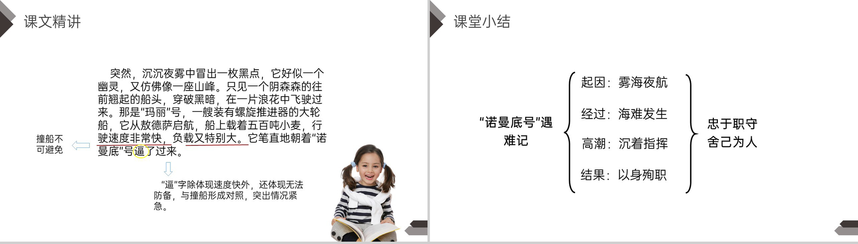 《“诺曼底号”遇难记》人教版四年级语文下册精品PPT课件-10