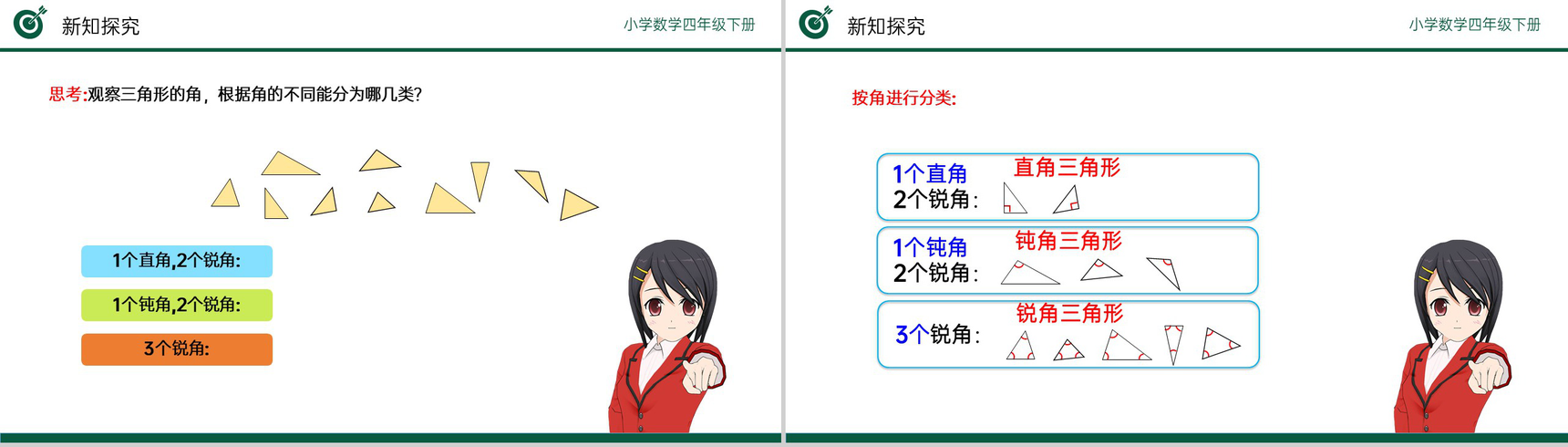 《三角形的分类》小学数学四年级下册PPT课件(第5.4课时)-5