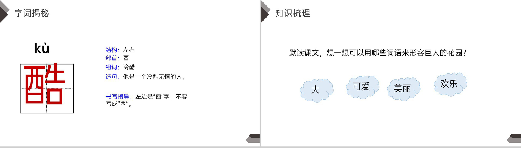 《巨人的花园》人教版四年级语文下册精品PPT课件-6
