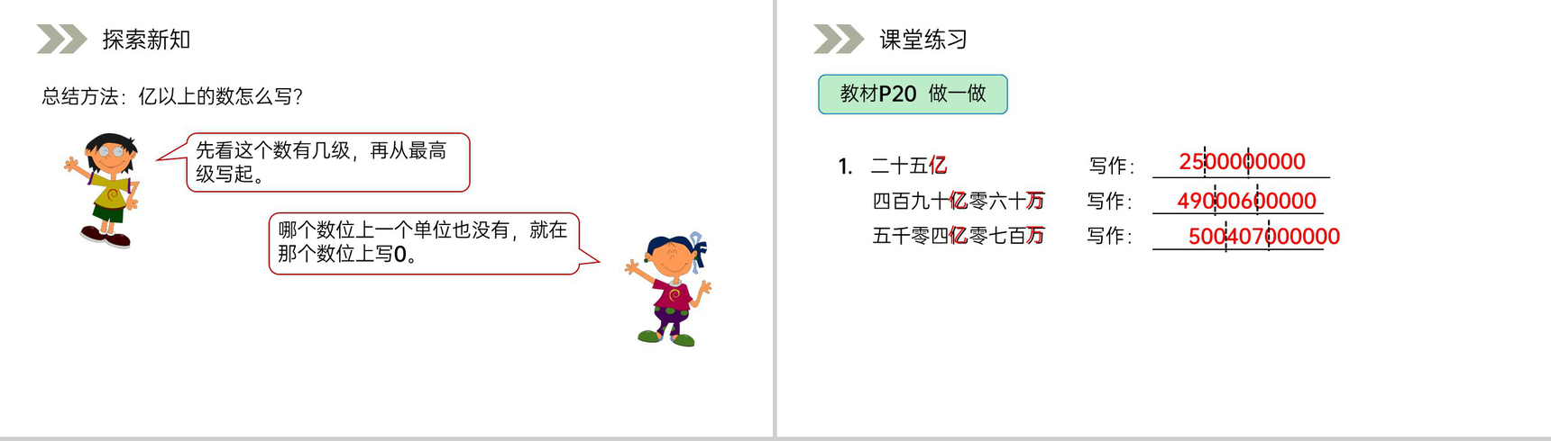 《亿以上数的写法和改写》人教版小学数学四年级上册PPT课件(第1.3.2课时)-4