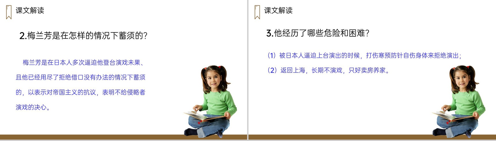 《梅兰芳蓄须》人教版四年级上册语文PPT课件-7