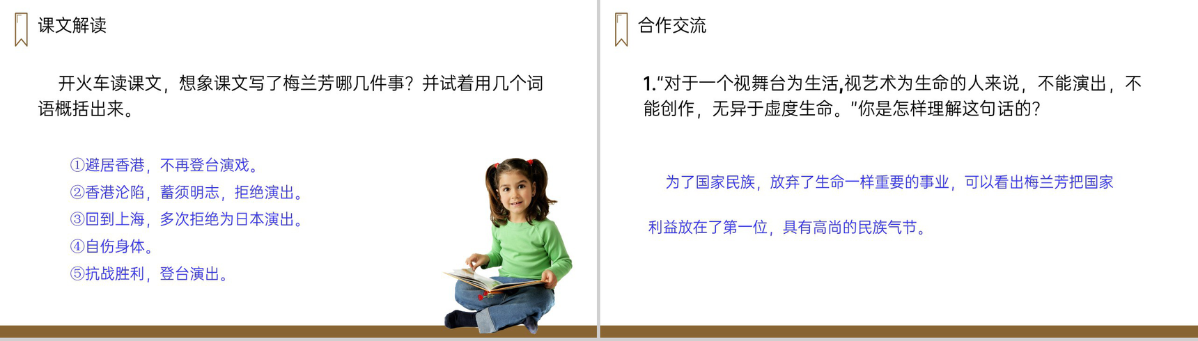 《梅兰芳蓄须》人教版四年级上册语文PPT课件-6