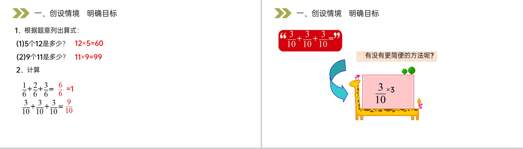 《分数乘整数的意义和计算》人教版小学六年级上册数学PPT课件(第1.1课时)-2