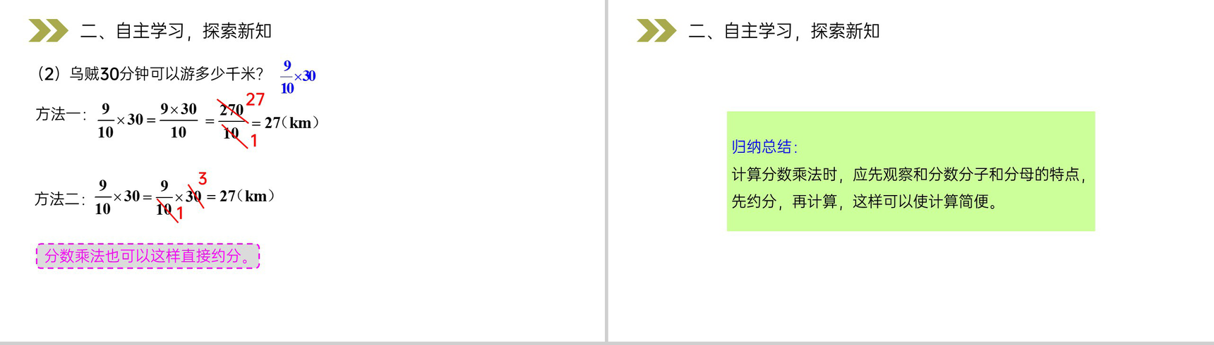 《分数乘法的计算方法》人教版小学六年级上册数学PPT课件(第1.4课时)-4