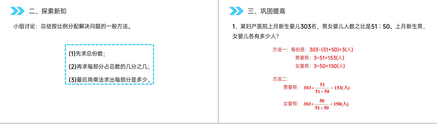 《 按比分配》人教版小学六年级上册数学PPT课件(第4.3课时)-6