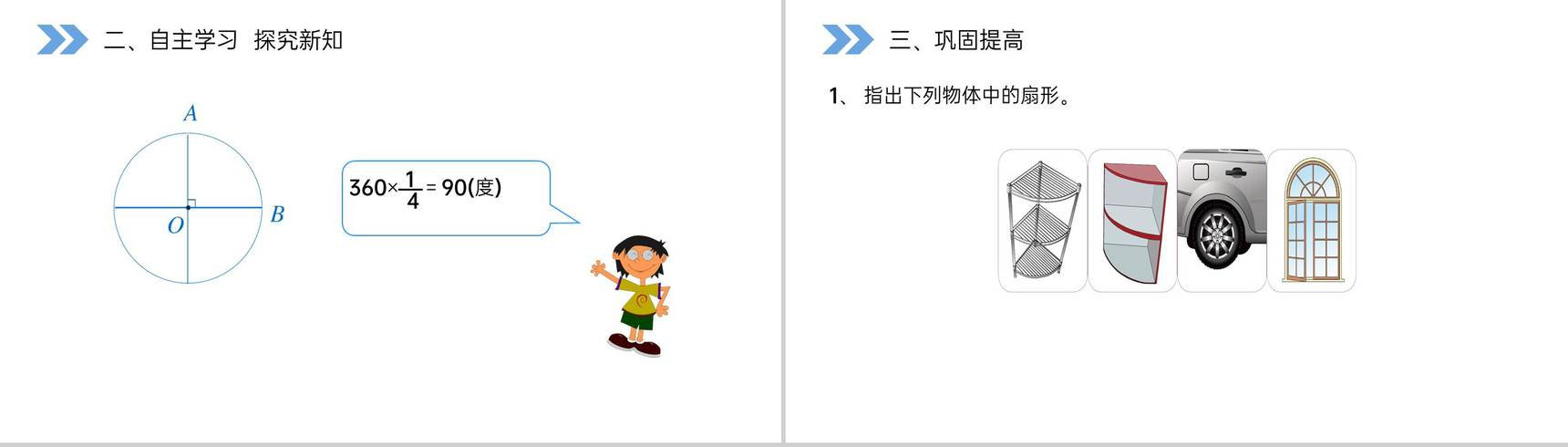 《扇形》人教版小学六年级上册数学PPT课件(第5.6课时)-4
