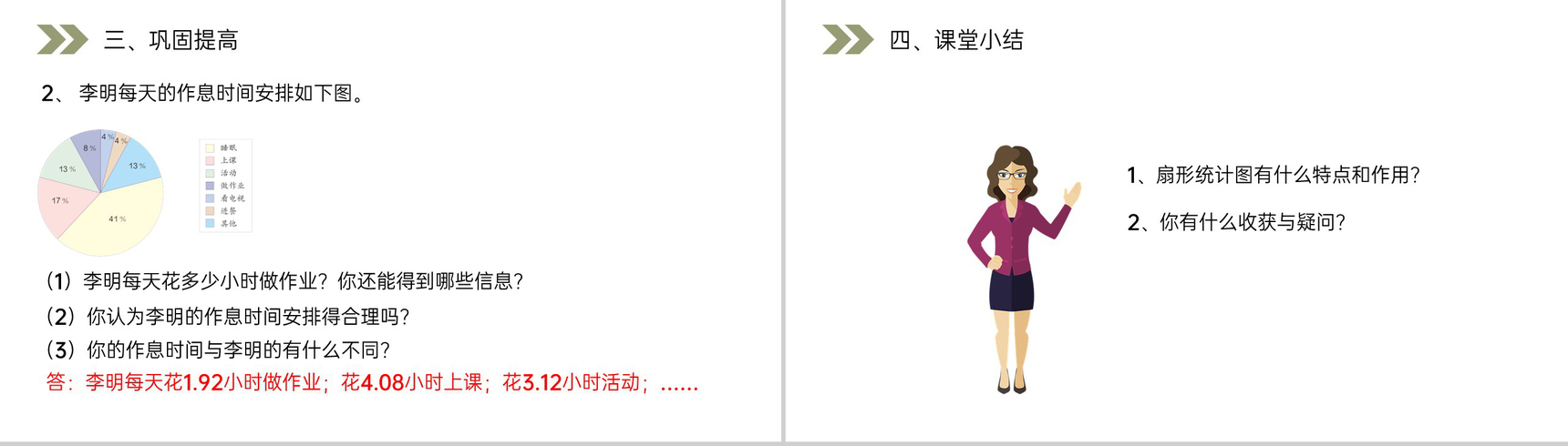 《扇形统计图》人教版小学六年级上册数学PPT课件(第7.1课时)-5