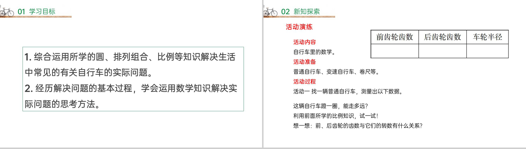 《自行车里的数学》人教版小学六年级下册数学PPT课件(第5.1课时)-2