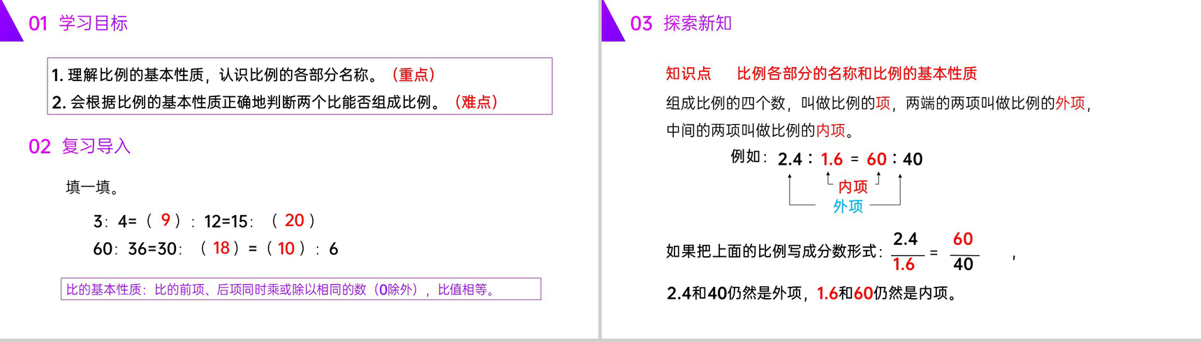 《比例的基本性质》人教版六年级数学下册(第4.1.2课时)PPT课件-2