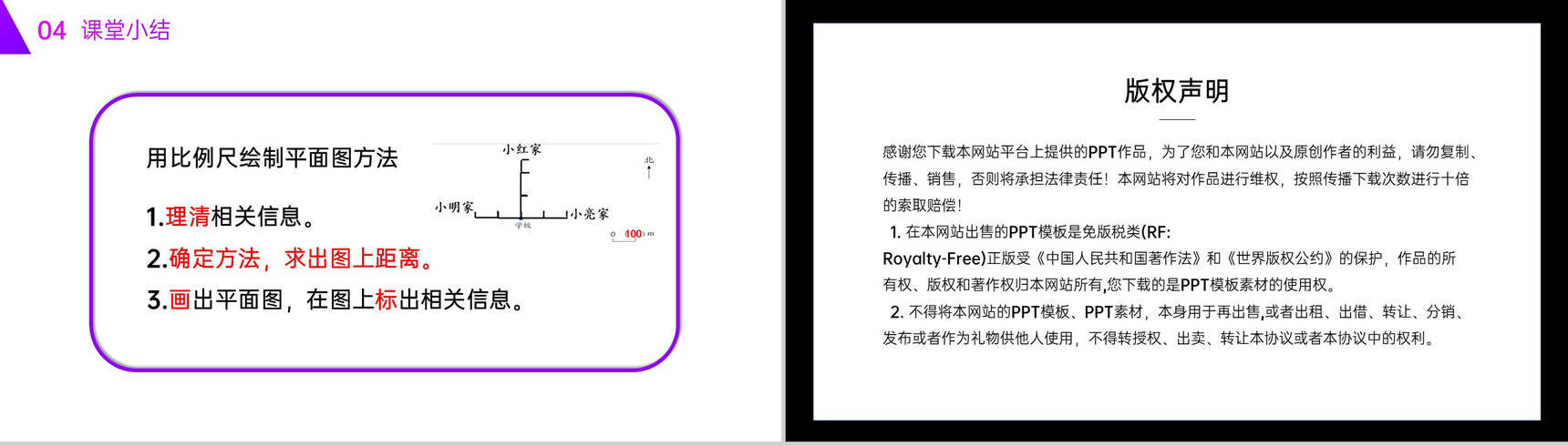 《用比例尺绘制平面图》人教版六年级数学下册(第4.3.4课时)PPT课件-7