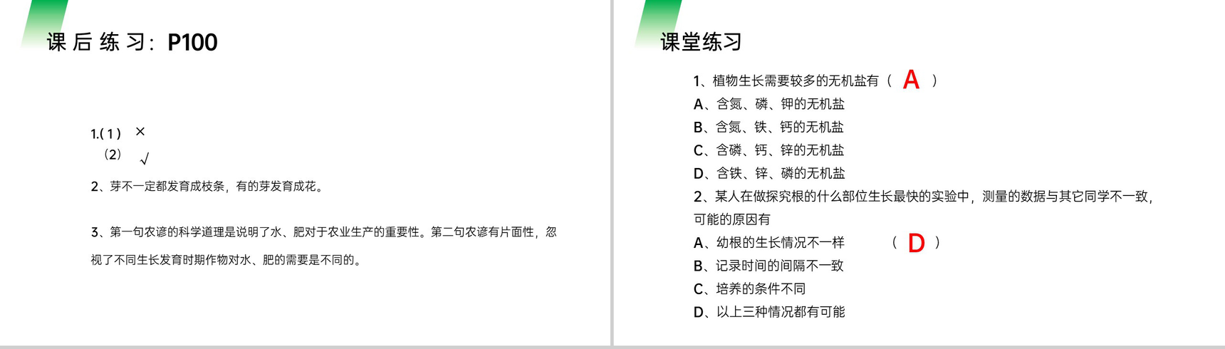 《植株的生长》人教版七年级初一生物上册PPT课件-13