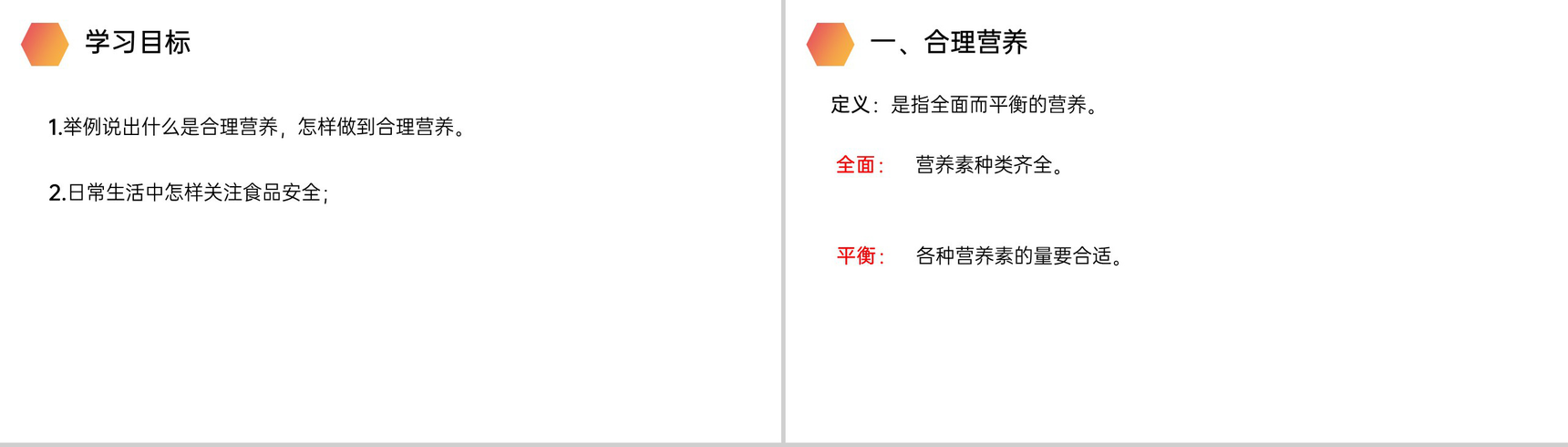 《合理营养和食品安全》人教版生物七年级初一下册PPT课件-2