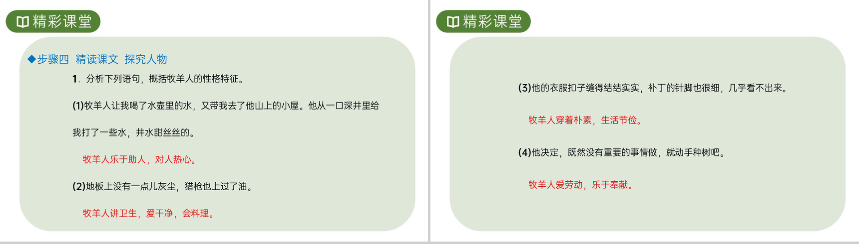 《植树的牧羊人》人教版七年级上册语文PPT课件-8