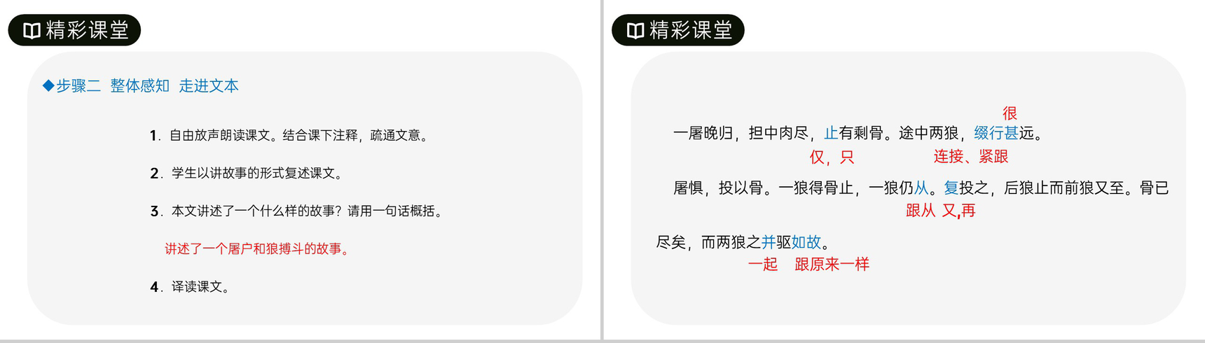《狼》人教版七年级上册语文PPT课件-7