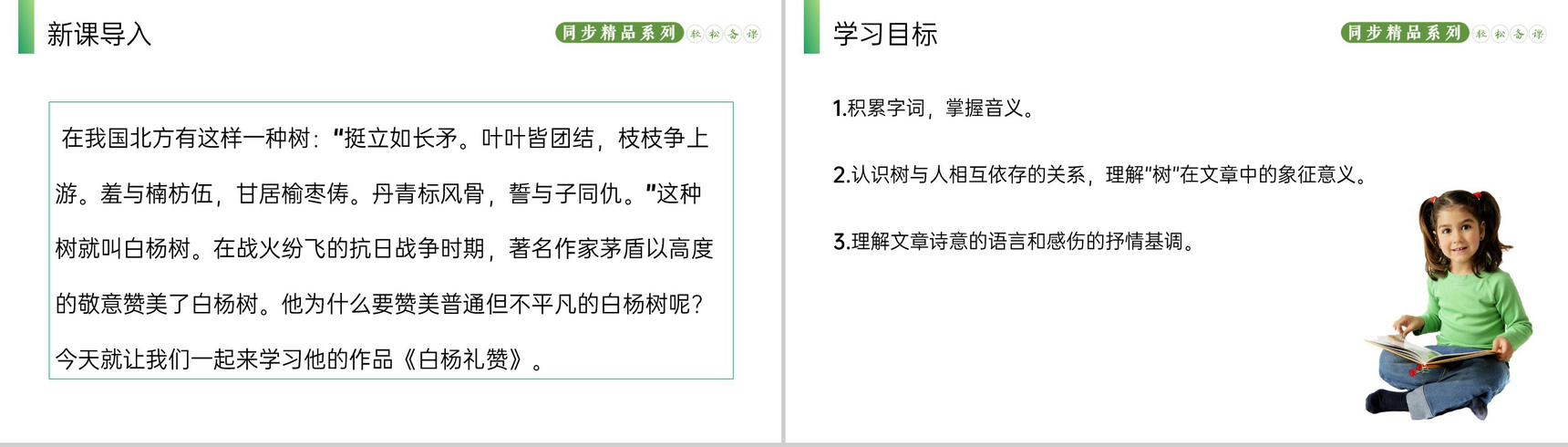 《白杨礼赞》人教版八年级上册语文PPT课件-2