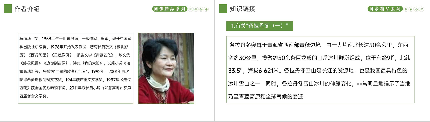 《在长江源头各拉丹东》人教版八年级下册语文PPT课件-2