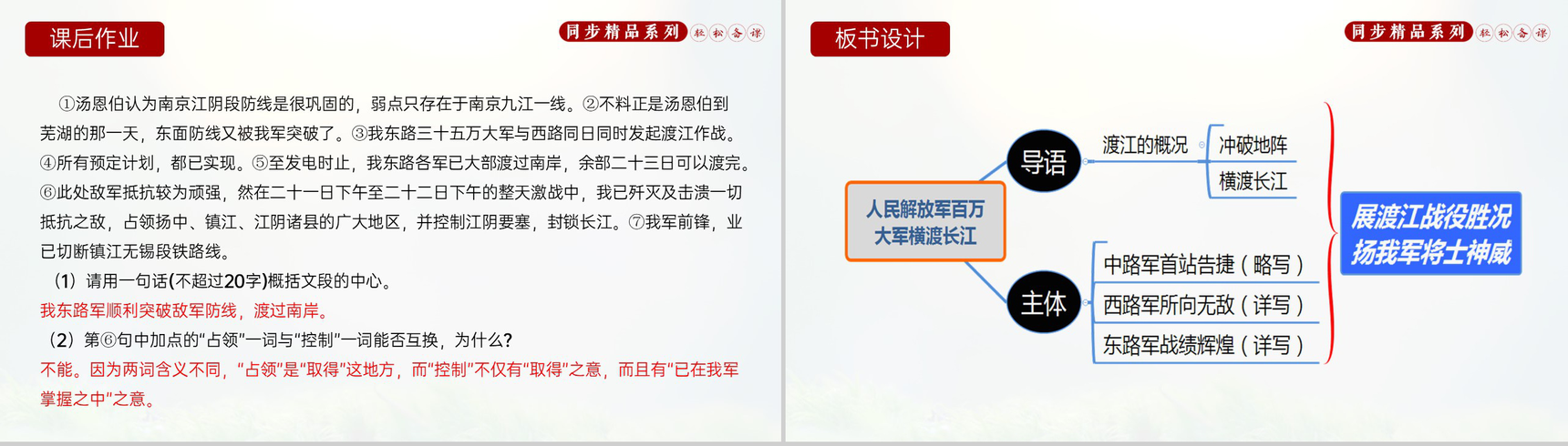 《人民解放军百万大军横渡长江》人教版八年级上册语文PPT课件-9