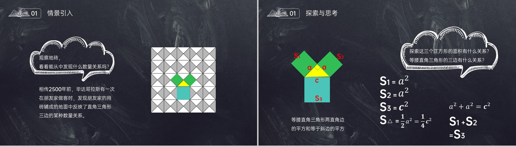 《勾股定理的证明》八年级初二数学下册PPT课件(第17.1课时)-3