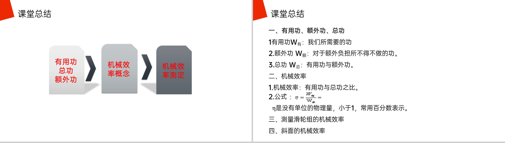 《机械效率》人教版八年级初二物理下册PPT课件-13